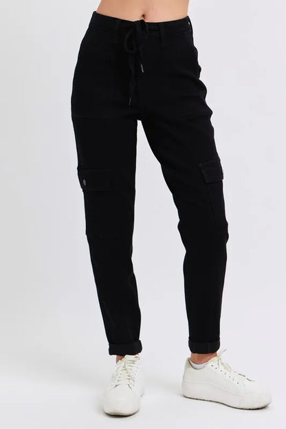 Hazel Blues® | Judy Blue High Waist Cargo Cuffed Jogger