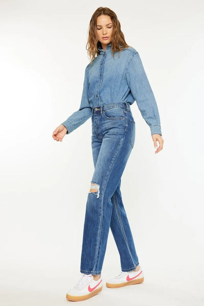 Hazel Blues® |  Kancan Ultra High Rise 90's Boyfriend Jeans