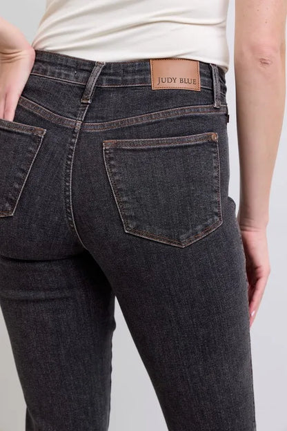 Hazel Blues® | Judy Blue Mid Rise Tummy Control Slim Jeans