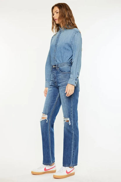 Hazel Blues® |  Kancan Ultra High Rise 90's Boyfriend Jeans