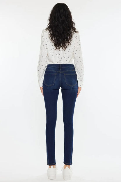 Hazel Blues® |  Kancan Mid Rise Super Skinny Jeans