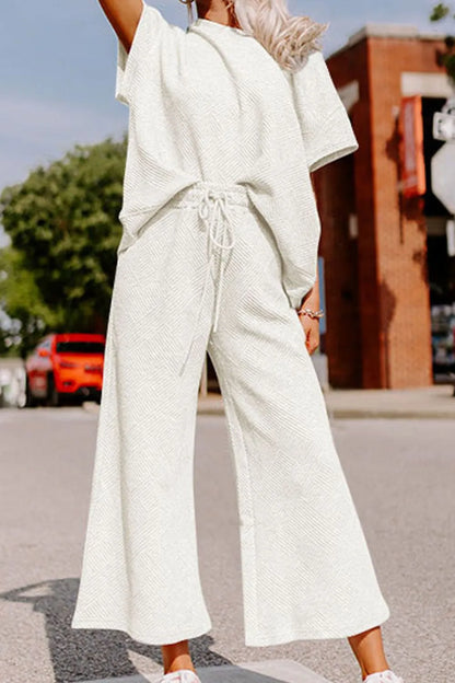 Hazel Blues® |  Short Sleeve Top and Pants Set