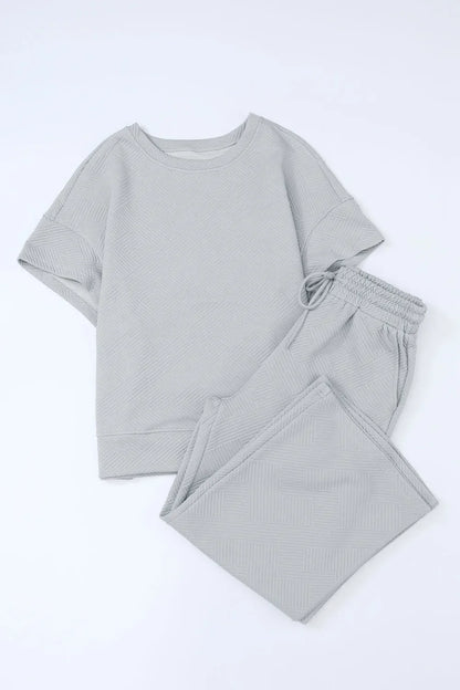 Hazel Blues® |  Short Sleeve Top and Pants Set