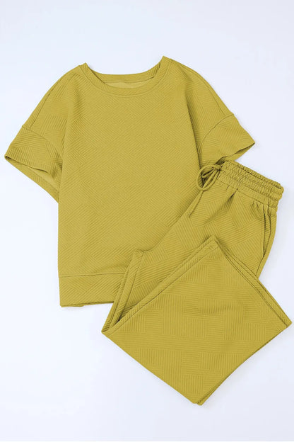 Hazel Blues® |  Short Sleeve Top and Pants Set