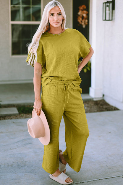 Hazel Blues® |  Short Sleeve Top and Pants Set