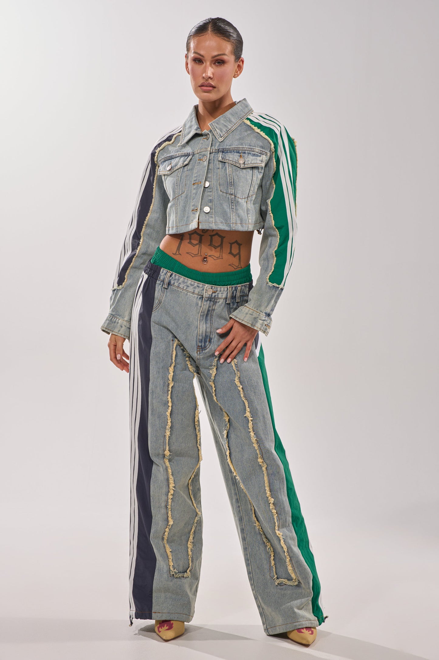 ALL AROUND THE WORLD DENIM JACKET