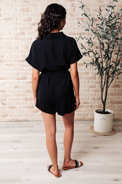 Hazel Blues® |  Don't Worry 'Bout a Thing V-Neck Romper