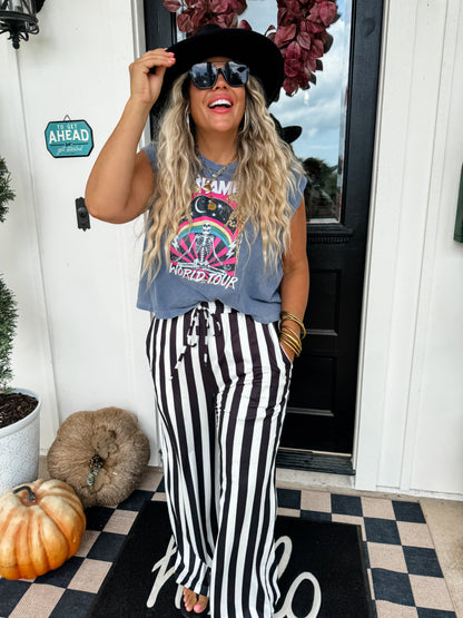 Hazel Blues® |  VERTICAL VIBES STRIPE PANTS