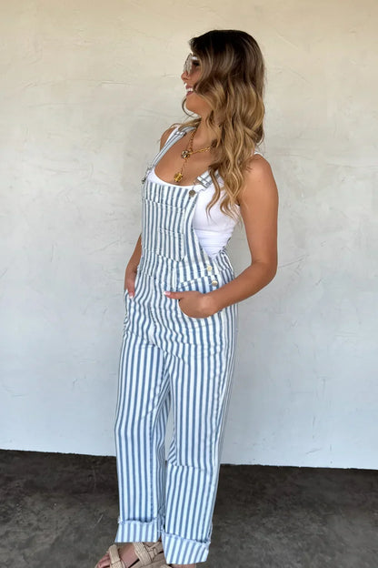 Hazel Blues® |  PREORDER: Dahlia Stripe Overalls