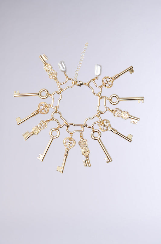 ALL THE KEYS CHARM BRACELET