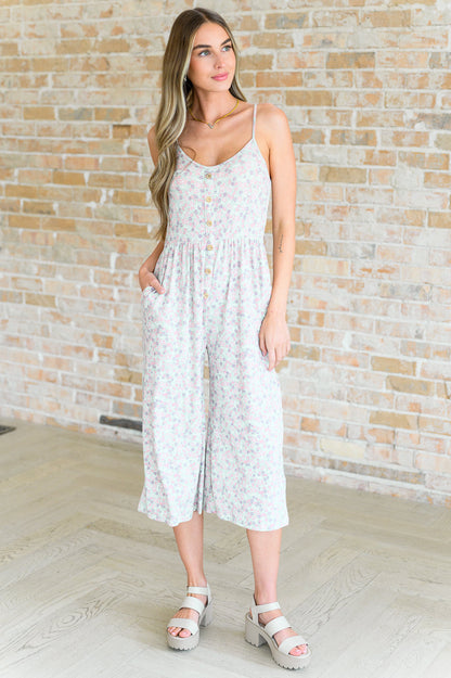 Hazel Blues® |  Lucky In Love Floral Jumpsuit