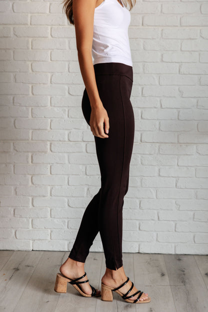 Hazel Blues® |  Magic Skinny 28" Pants in Chocolate