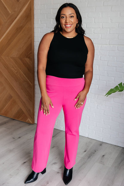 Hazel Blues® |  Magic Straight Pants in Hot Pink