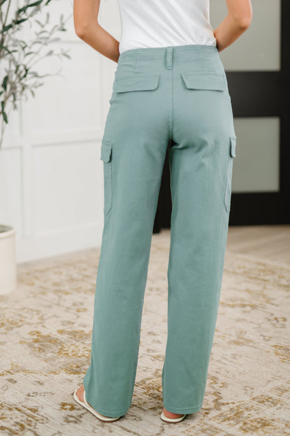 Hazel Blues® |  Pocket the Attitude Cargo Bottoms
