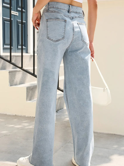Hazel Blues® |  Wide Leg Jeans