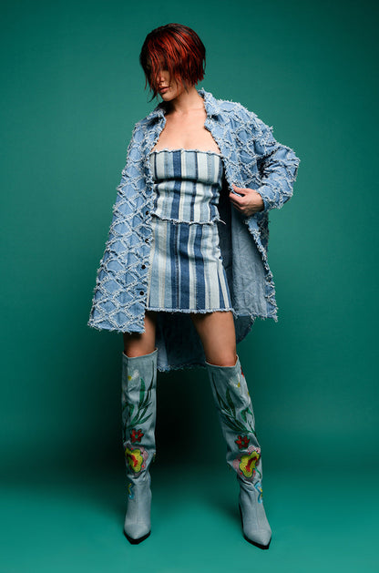 ALL THINGS DENIM MINI SKIRT