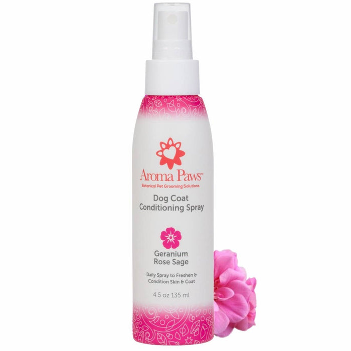 Aroma Paws - Geranium Sage Dog Coat Conditioning Spray, 4.5 oz.