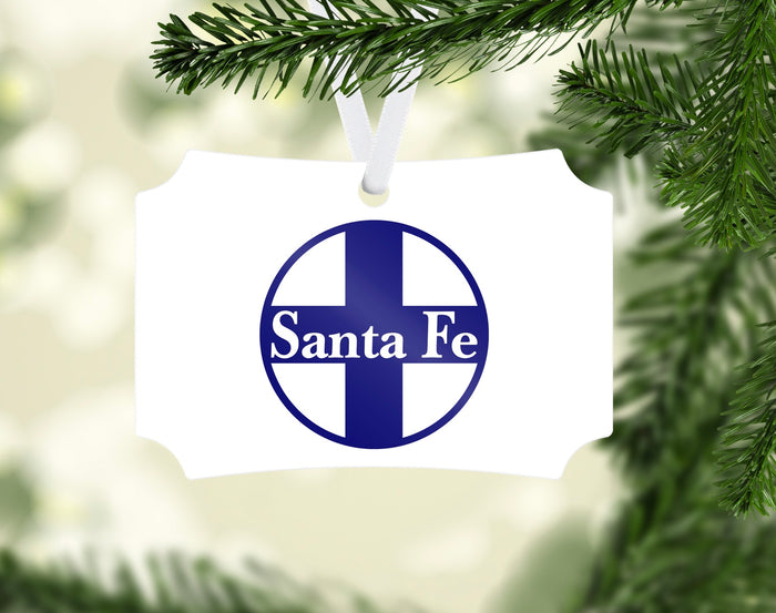 ATSF (Blue/White) Ornament