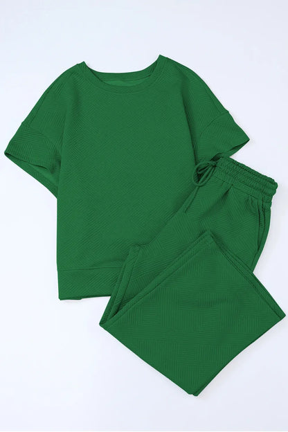 Hazel Blues® |  Short Sleeve Top and Pants Set