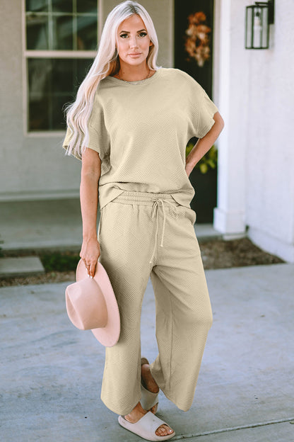 Hazel Blues® |  Short Sleeve Top and Pants Set