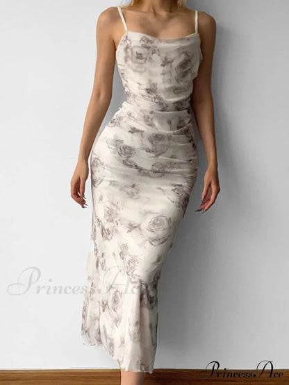 Back Slit Velvet Trendy Halter Maxi Dress