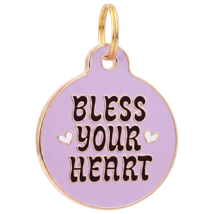 Bad Tags - Sassy Dog Tag Charm & Pet ID Tag - Bless Your Heart