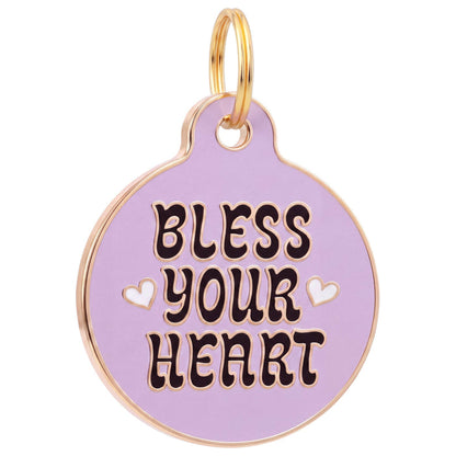 Bad Tags - Sassy Dog Tag Charm & Pet ID Tag - Bless Your Heart