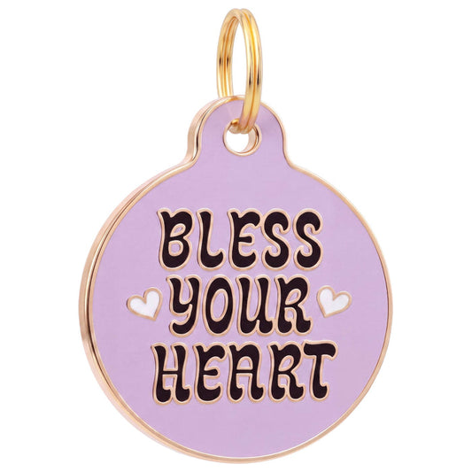 Bad Tags - Sassy Dog Tag Charm & Pet ID Tag - Bless Your Heart