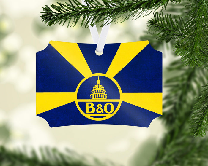 Baltimore & Ohio (B&OH) Sunburst Ornament
