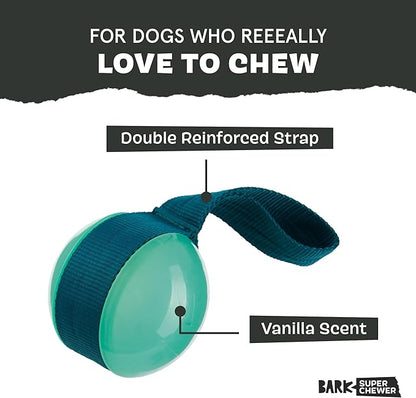 BARK Super Chewer Tailspin Toy - Glow-in-the-Dark Fetch & Tug Toy - Dog.Dog.Cat.