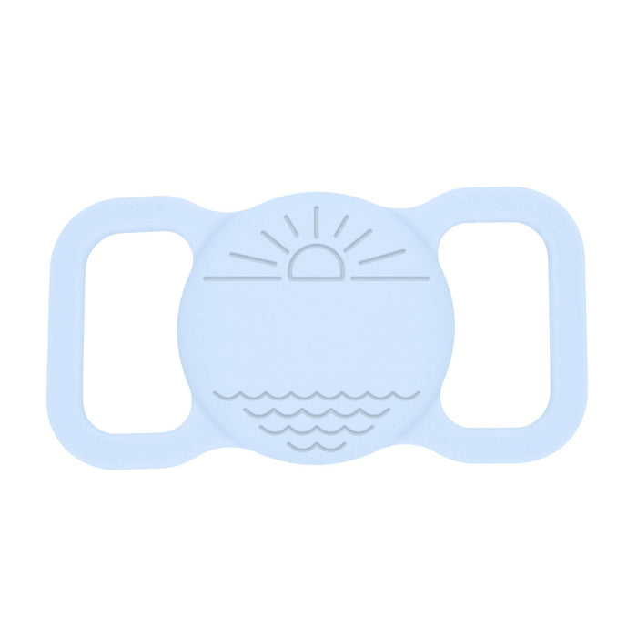 Besties Pets - Salt and Sun Silicone Pet AirTag Holder - Personalized - Dog.Dog.Cat.