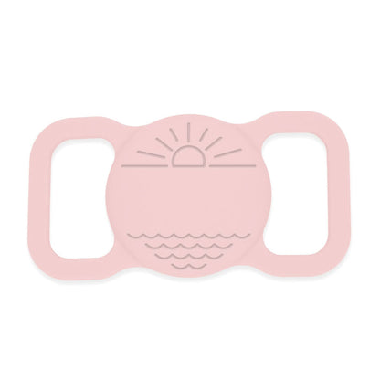 Besties Pets - Salt and Sun Silicone Pet AirTag Holder - Personalized - Dog.Dog.Cat.
