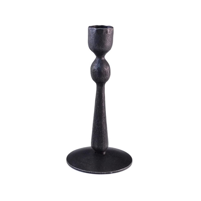 BLACKTHORNE FORGE BALL TAPER CANDLEHOLDER - 6"