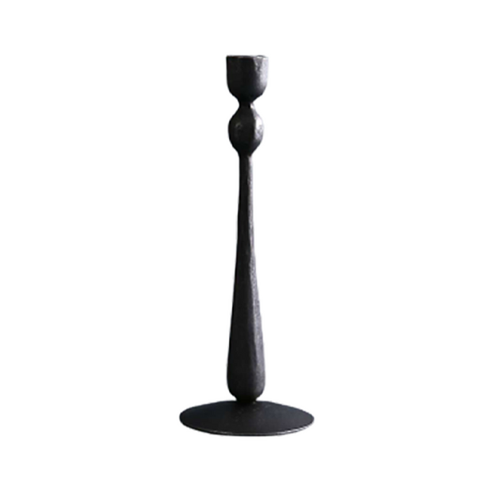 BLACKTHORNE FORGE BALL TAPER CANDLEHOLDER - 9"