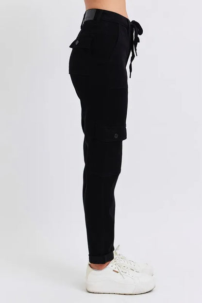 Hazel Blues® | Judy Blue High Waist Cargo Cuffed Jogger