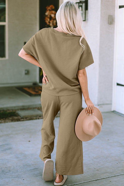 Hazel Blues® |  Short Sleeve Top and Pants Set