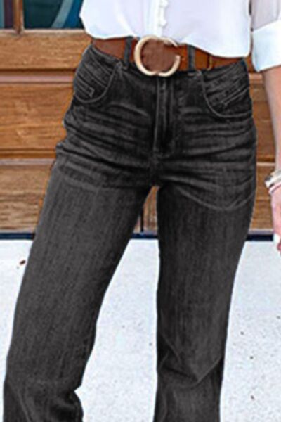 Hazel Blues® | Flare Jeans with Pockets
