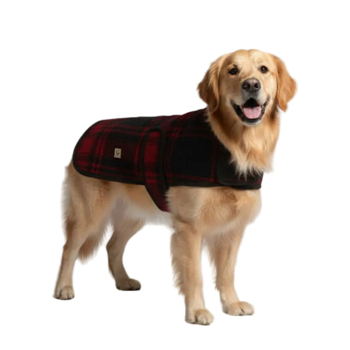 CHILLY DOG LLC - Red Plaid Dog Blanket Coat - Dog.Dog.Cat.