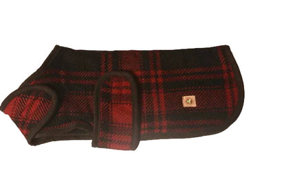 CHILLY DOG LLC - Red Plaid Dog Blanket Coat - Dog.Dog.Cat.
