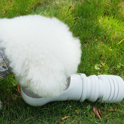 Collapsible Dog Water Bottle with Bowl - Portable Travel Water Dispenser