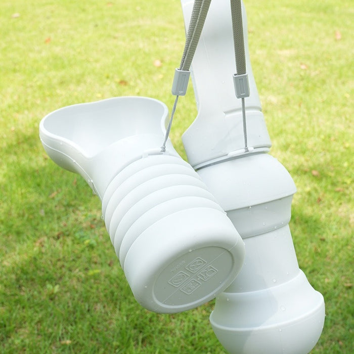 Collapsible Dog Water Bottle with Bowl - Portable Travel Water Dispenser