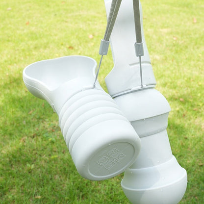 Collapsible Dog Water Bottle with Bowl - Portable Travel Water Dispenser