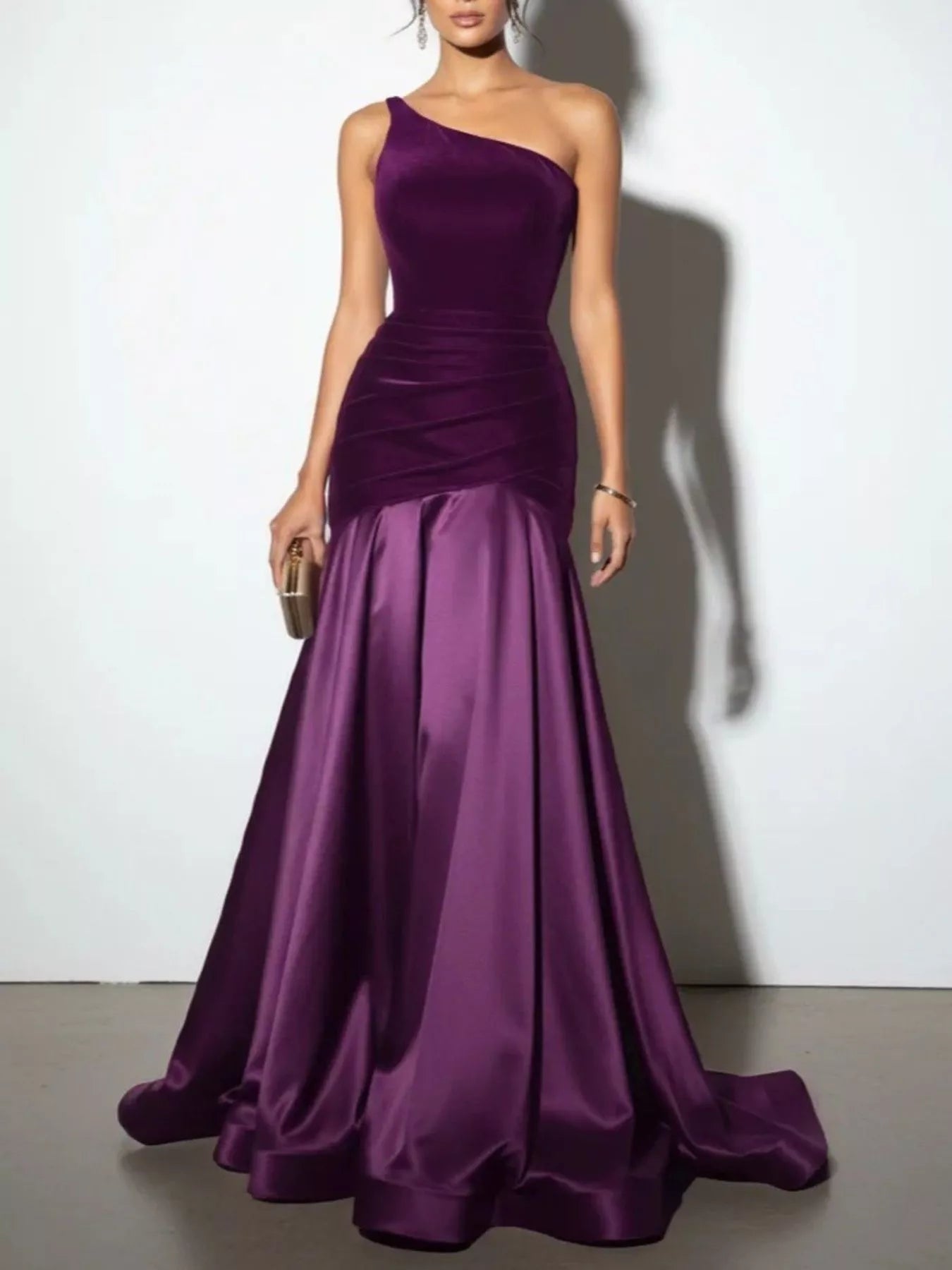 Hazel Blues® |  Single Shoulder Floor Length Dress