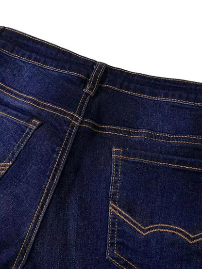 Hazel Blues® | Wash Flare Jeans with Pockets