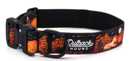 Desert Camp Out Dog Collar - Black - Dog.Dog.Cat.