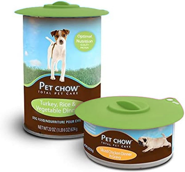 Dexas Flexible Suction Lid for Bowls and Containers, Stretch Silicone Seal, Leak-Resistant - Dog.Dog.Cat.