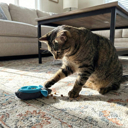 Doc & Phoebe's Indoor Hunting Cat Feeder - 3 Mouse Feeders