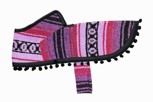Dog Poncho - Plum/Black - Dog.Dog.Cat.