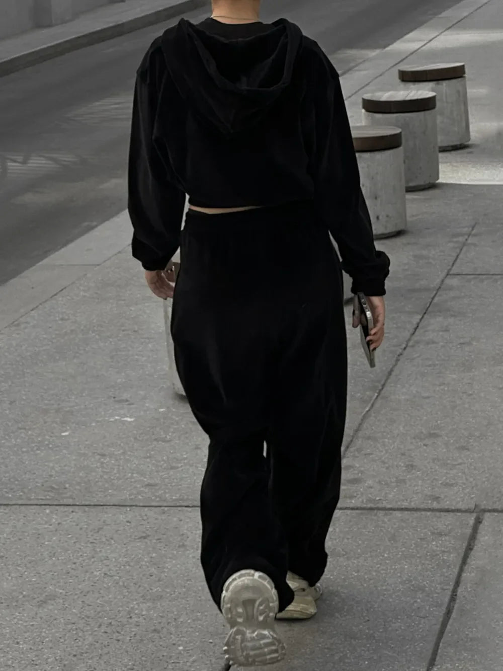 Hazel Blues® |  Zip Up Hoodie and Pocketed Pants Set