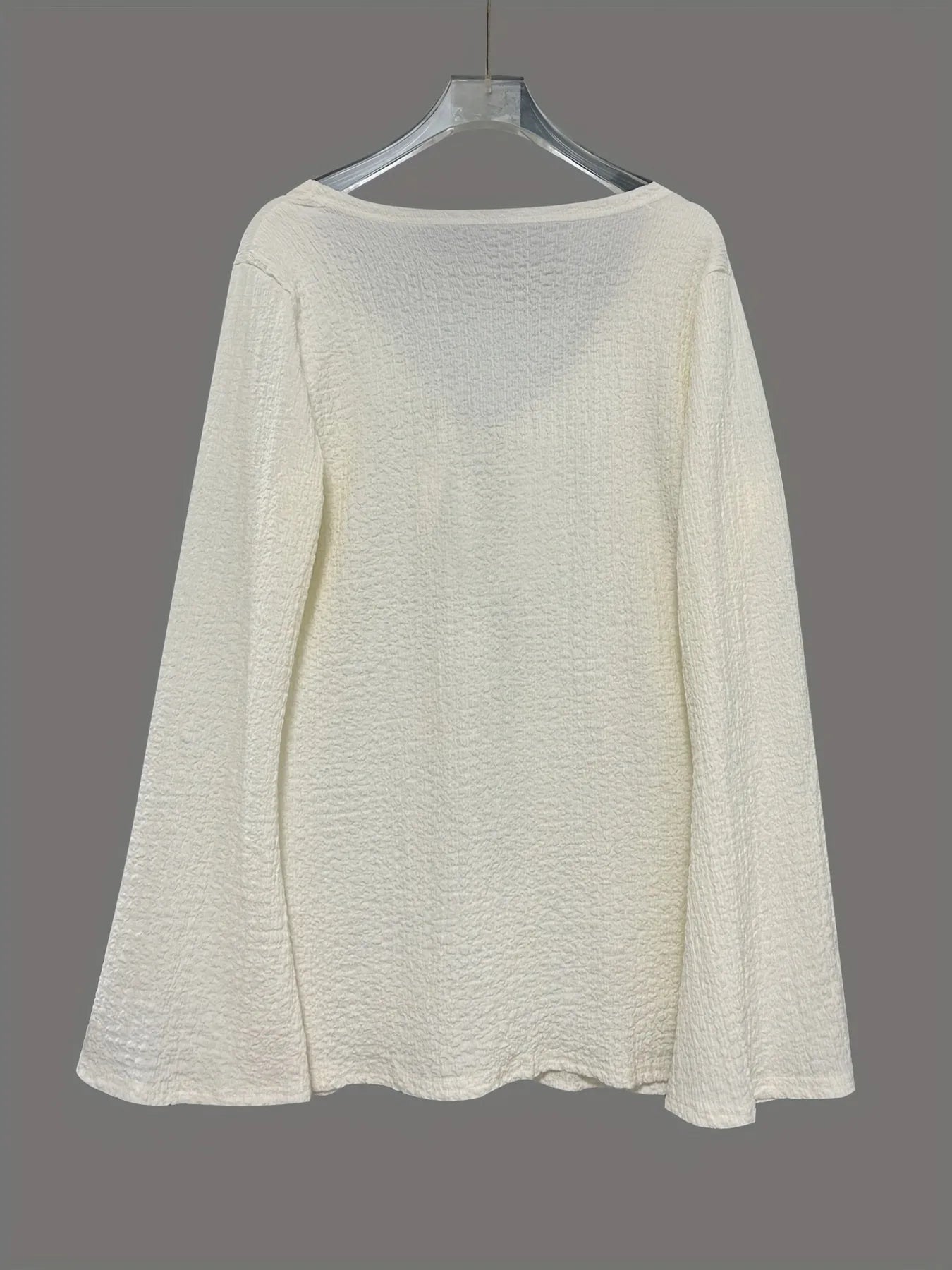 Hazel Blues® |  Tie Front Long Sleeve Top and Shorts Set